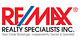 Re/Max Realty Specialists